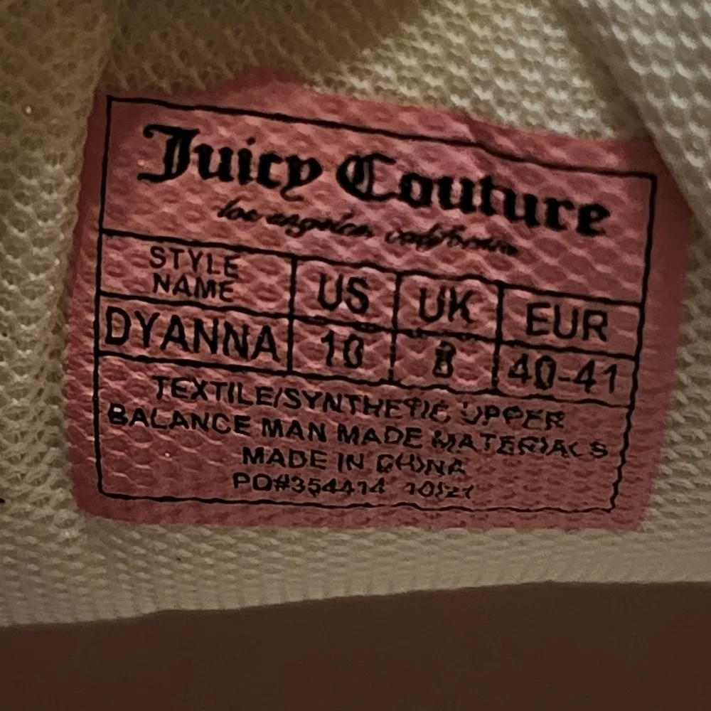 Juicy Couture Dyanna Pink Sneaker Shoes
